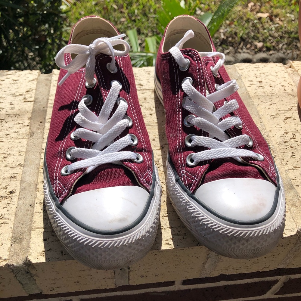 Maroon Converse